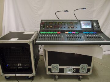 Allen & Heath ilive t112 with rack and case used