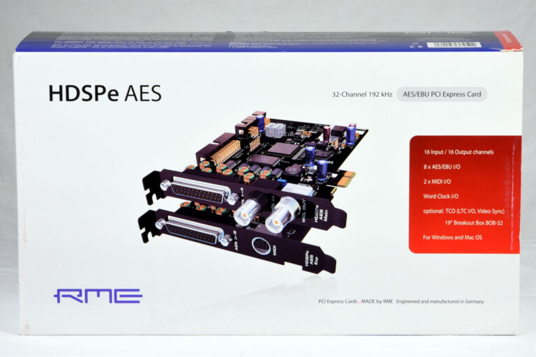 RME HDSPe AES PCIe 32ch 192kHz