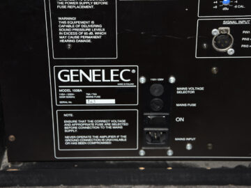 Genelec 1038A Studio Monitor Pair