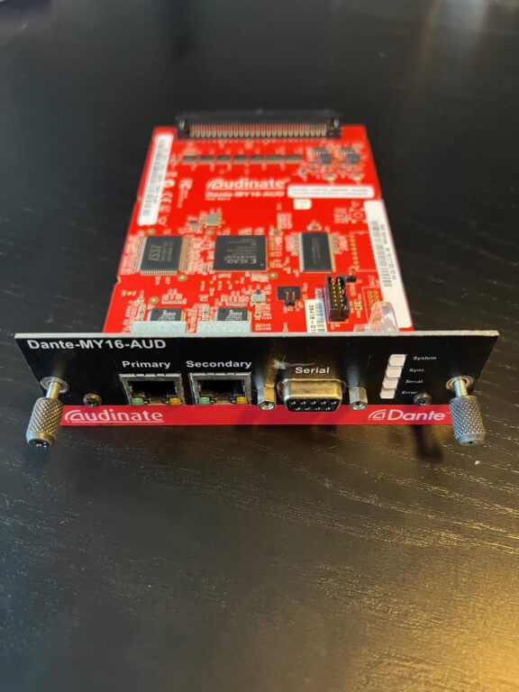 Yamaha DANTE-MY16-AUD Dante Network Expansion Card - Sound