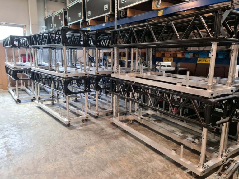 HOF 350MLT2 black prerigg truss 2,4m w/dolly - Image 6