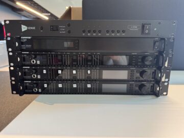 Complete SHURE Axient system with RFVenue 4Zone
